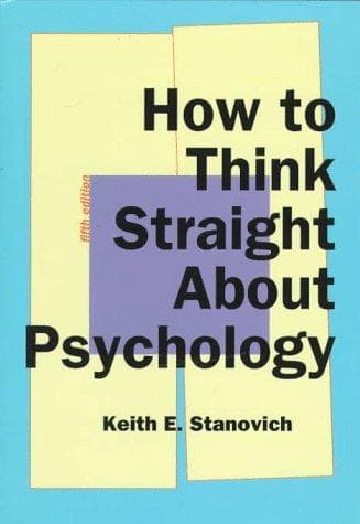 Portada de How to think straight about psychology