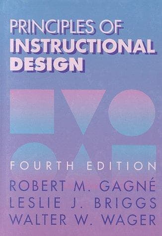Portada de Principles of instructional design