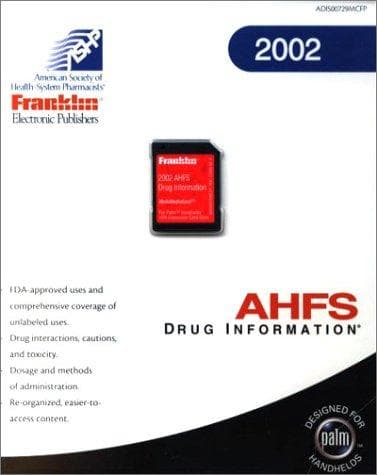 Portada de Ahfs Drug Information 2002