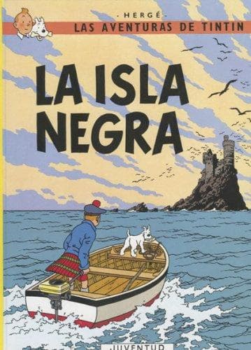 Portada de Tintin: La isla negra: Tintin