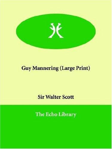 Portada de Guy Mannering (Large Print)