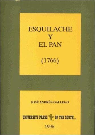 Portada de Esquilache y el pan, 1766