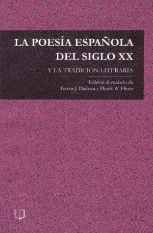 Portada de La poesía española del siglo XX
