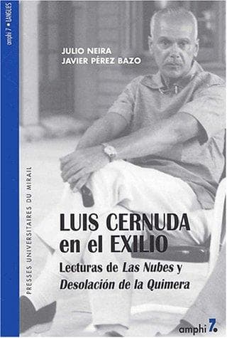 Portada de Luis Cernuda en el exilio