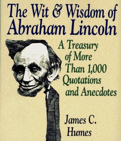 Portada de The wit & wisdom of Abraham Lincoln