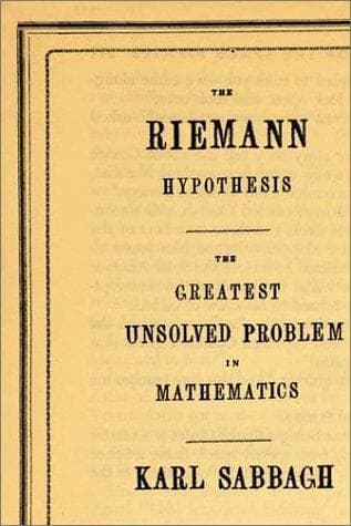 Portada de The Riemann hypothesis