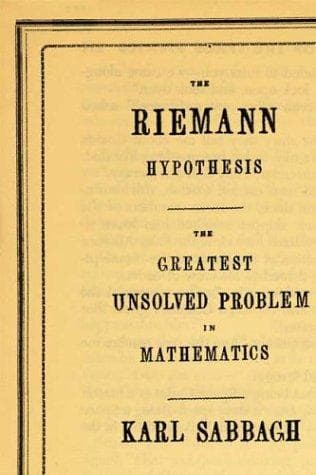 Portada de The Riemann Hypothesis