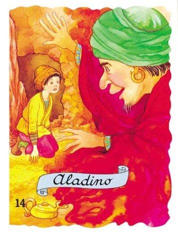 Portada de Aladino (Troquelados clasicos series)