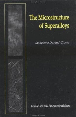 Portada de The Microstructure of superalloys