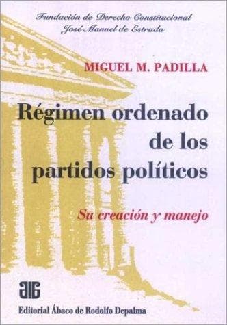 Portada de Régimen ordenado de los partidos políticos