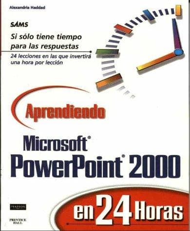 Portada de Aprendiendo MS PowerPoint 2000 en 24 horas