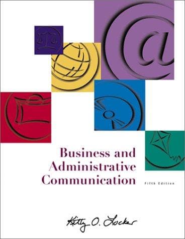 Portada de Business and Administrative Communication