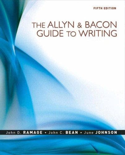 Portada de Allyn & Bacon Guide to Writing, The (5th Edition) (MyCompLab Series)