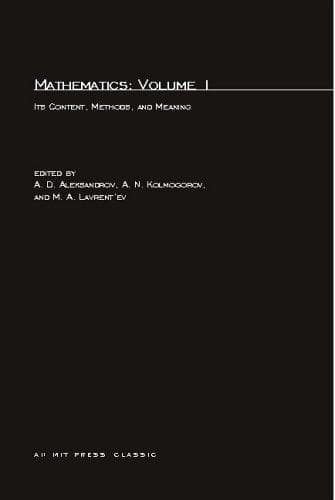 Portada de Mathematics, Volume 1 (Second Edition)