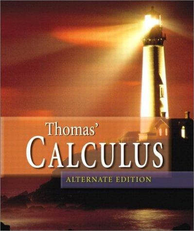 Portada de Thomas' calculus