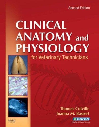 Portada de Clinical Anatomy and Physiology for Veterinary Technicians