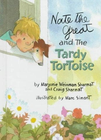Portada de Nate the Great and the tardy tortoise