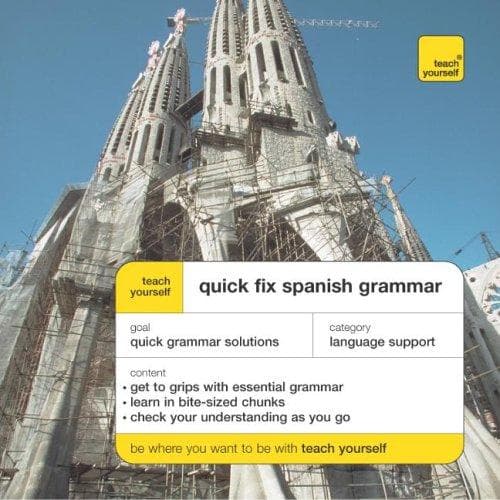 Portada de Teach Yourself Quick Fix Spanish Grammar