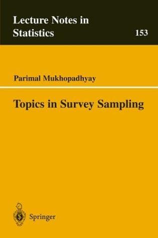 Portada de Topics in Survey Sampling