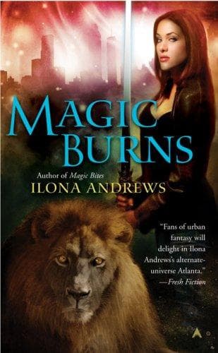 Portada de Magic Burns (Kate Daniels, Book 2)
