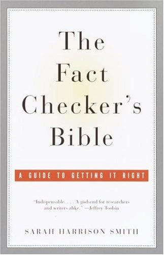 Portada de The fact checker's bible