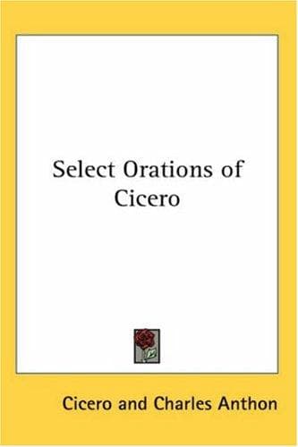 Portada de Select Orations of Cicero