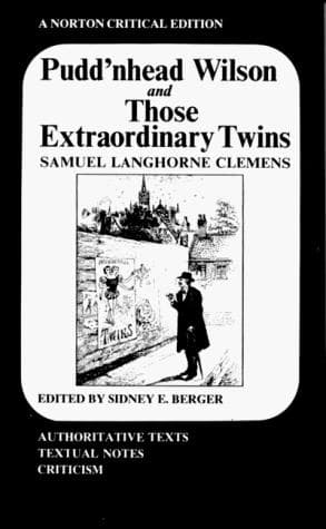 Portada de Pudd'Nhead Wilson and Those Extraordinary Twins