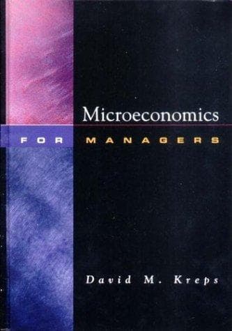Portada de Microeconomics for Managers