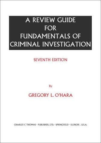 Portada de Fundamentals of criminal investigation