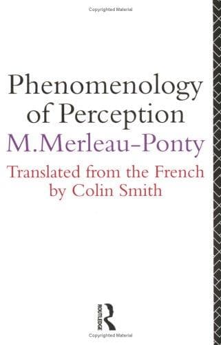 Portada de Phenomenology of perception
