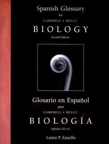 Portada de Spanish Glossary Biology
