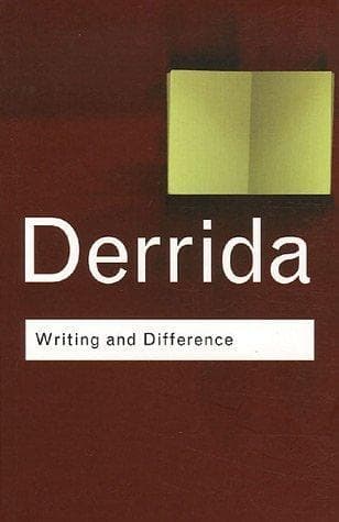 Portada de Writing and Difference (Routledge Classics)