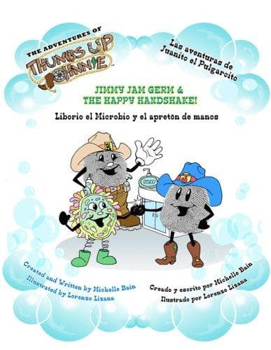 Portada de Liborio El Microbio Y El Apreton De Manos (The Adventures of Thumbs Up Johnnie) (The Adventures of Thumbs Up Johnnie)