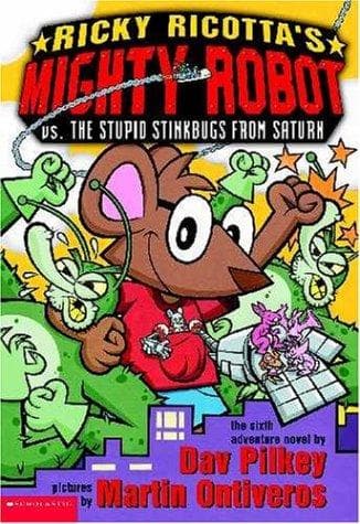 Portada de Ricky Ricotta's Mighty Robot vs. the Stupid Stinkbugs from Saturn