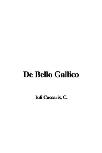 Portada de De Bello Gallico