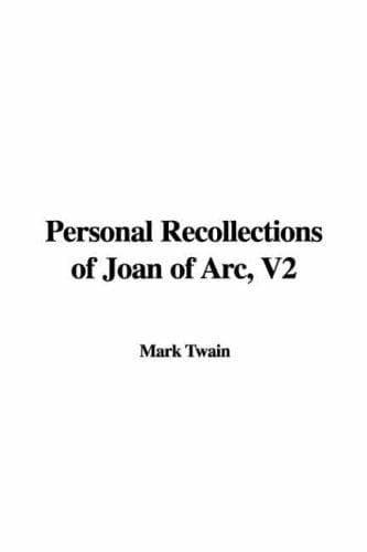 Portada de Personal Recollections of Joan of Arc