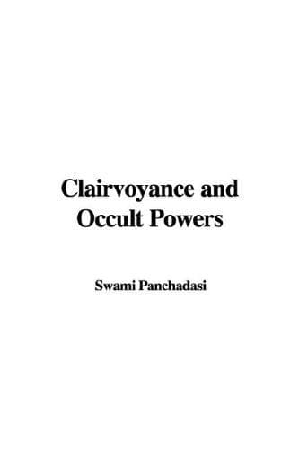 Portada de Clairvoyance and Occult Powers