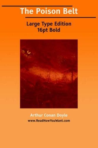 Portada de The Poison Belt (Large Print)