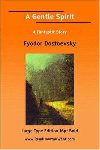 Portada de A Gentle Spirit A Fantastic Story (Large Print)