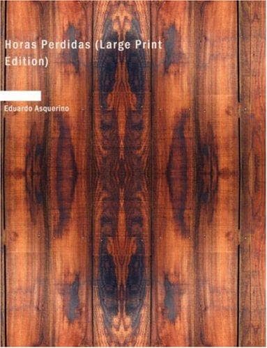 Portada de Horas Perdidas (Large Print Edition)