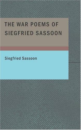 Portada de The War Poems of Siegfried Sassoon