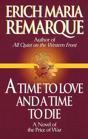 Portada de Time To Love and A Time to Die