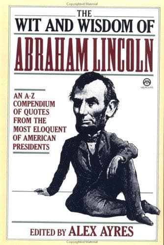 Portada de The wit and wisdom of Abraham Lincoln