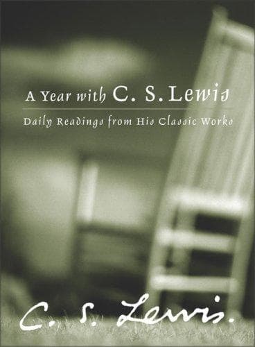 Portada de A Year with C. S. Lewis