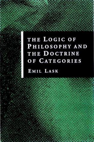 Portada de The Logic of Philosophy and the Doctrine of Categories