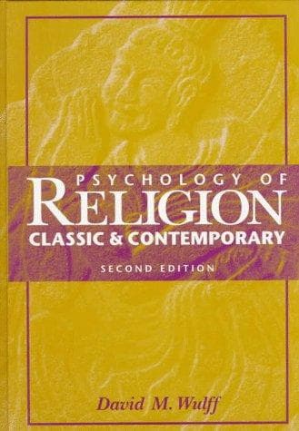Portada de Psychology of religion