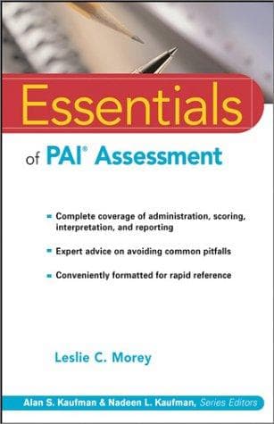 Portada de Essentials of PAI Assessment