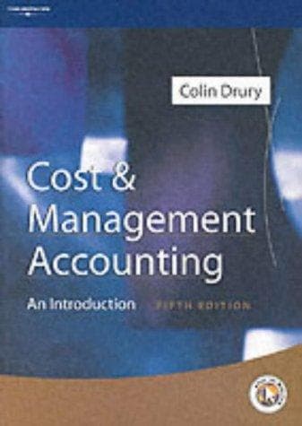 Portada de Cost and Management Accounting