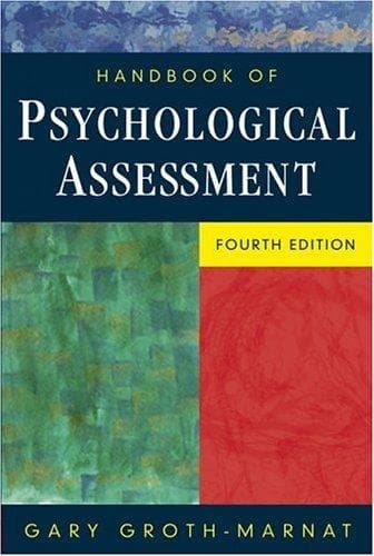 Portada de Handbook of psychological assessment