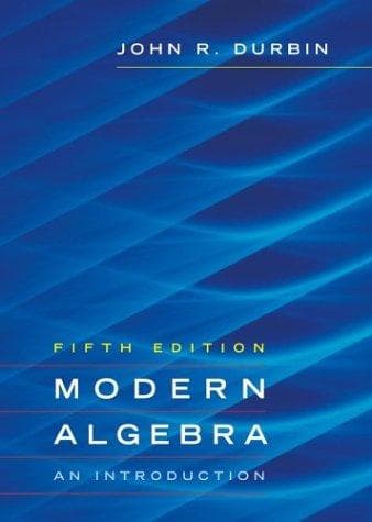 Portada de Modern Algebra